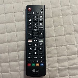 1 LG original tv remote practically new